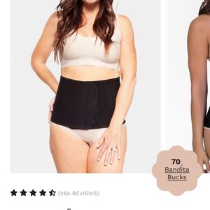 Belly Bandit bamboo wrap size small with extender